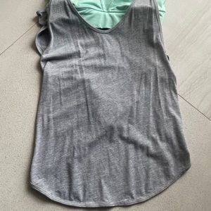 Lululemon Gray Twist & Turn Tank